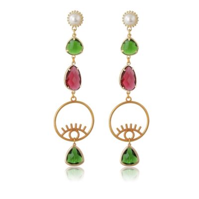 Elegant and sassy, this is an all time classic pair of earrings will complete any daily outfit. This pair is so beautiful and so versatile you can wear it day and night, for a chic and distinguish style, you will be surprise how many compliments you will get while wearing them. They soon will become your favorite.